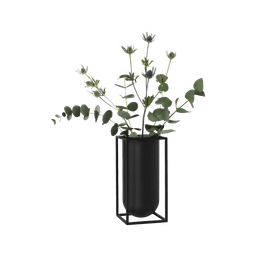 Cube Lolo Vase Black