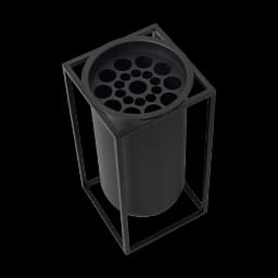 Cube Lolo Vase Black